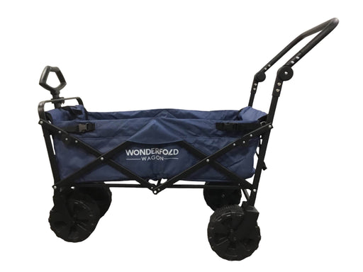 secondhand Wonderfold Wagon S2 Push and Pull Folding Wagon, Blue, P Model