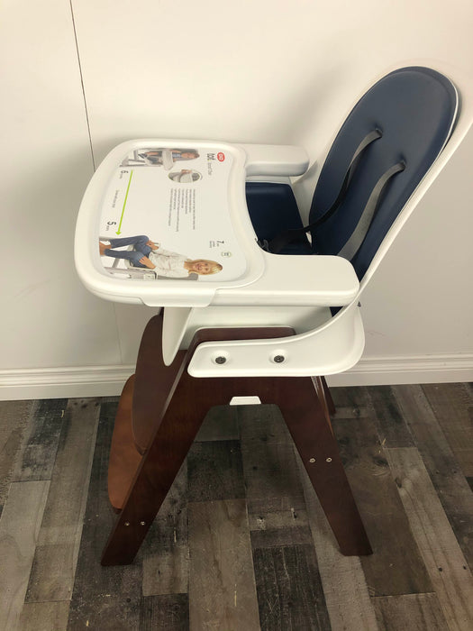 secondhand OXO Tot Sprout High Chair, Navy/Walnut