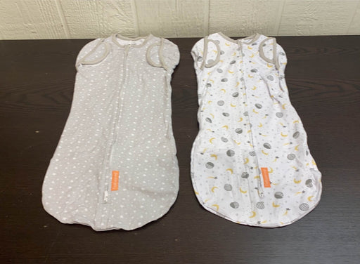 used Summer Infant SwaddleMe Arms Free Convertible Pod 2pk