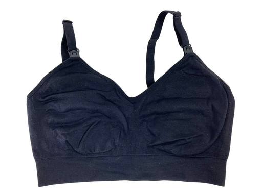 used Ingrid & Isabel Nursing And Pumping Bra, Large, Black