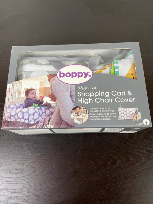 used Boppy Luxe Shopping Cart And High Chair Cover, Jumbo Dot