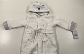 secondhand Carter's Baby’s Hooded Robe, Polar Bear