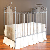 used Bratt Decor Parisian Convertible Crib, With Daybed Conversion Kit & Mattress