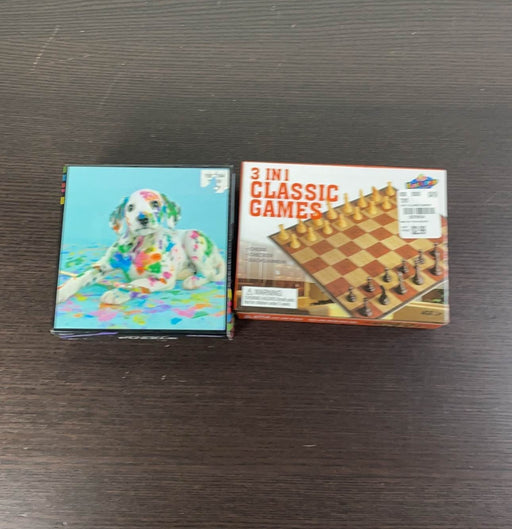 used BUNDLE Board Games And Jigsaw Puzzles