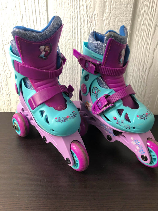 used Bravo Sports Adjustable Roller Skates, (Blue Frozen)