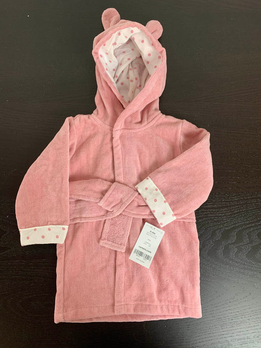 used Carter's Baby’s Hooded Robe, 0-9 Months Pink