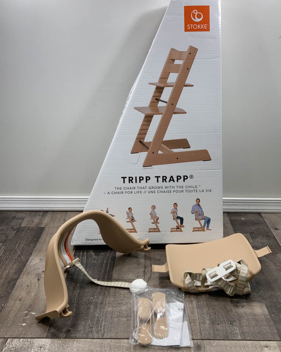 used Stokke Tripp Trapp Baby Set, Natural