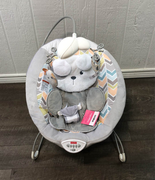 secondhand Fisher Price Deluxe Bouncer, Sweet Snugapuppy Dreams