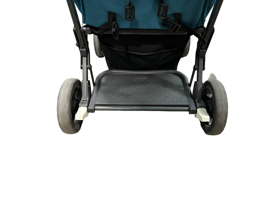 secondhand Joovy Caboose Graphite Stand-On Tandem Stroller, 2016, Turquoise