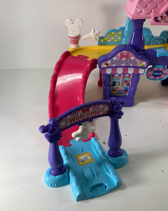 used VTech Go! Go! Smart Wheels Disney Minnie Mouse Ice Cream Parlor