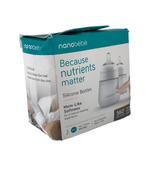 Shop Nanobébé Flexy Silicone Baby Bottles, 9oz, 2-Pack, White at GoodBuy Gear