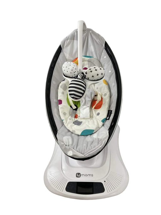 secondhand 4moms MamaRoo Swing, Silver Plush