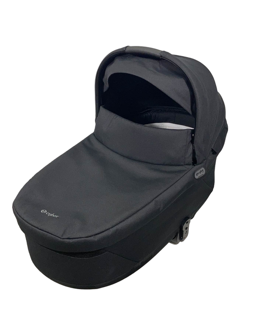 used Cybex Cot S Lux, Moon Black, 2023