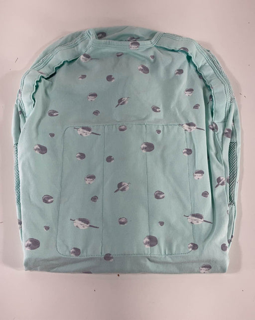 secondhand Happiest Baby Sleepea Swaddle, Large, Teal Planets