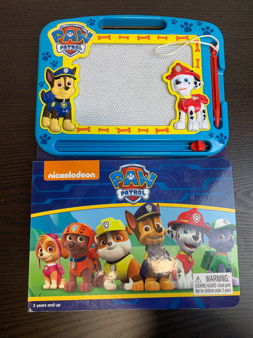 used Paw Patrol Learning Book with Magnetic Drawing Pad