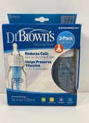 used Dr. Brown's Original Baby Bottles, 4oz, 3 Pack