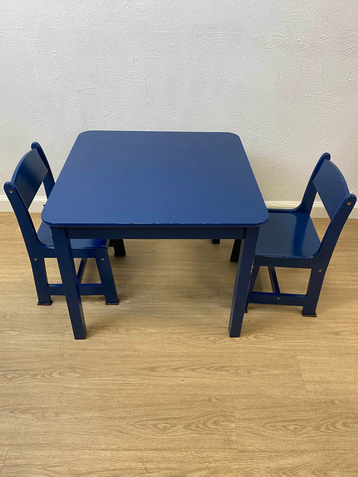 Shop Delta Children Kids Table and Chair Set with Storage, Blue at GoodBuy Gear