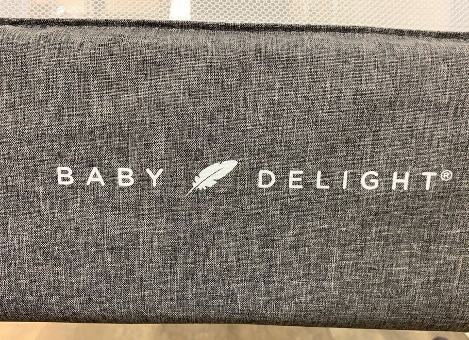 Shop Baby Delight Beside Me Dreamer Bassinet & Bedside Sleeper, Charcoal Tweed at GoodBuy Gear
