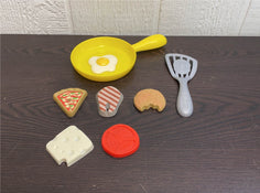 used BUNDLE Play Food and Dishes, -Sesame Street