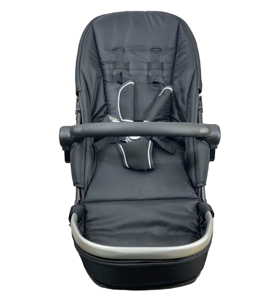 used Mockingbird 2nd Seat Kit with Extendable Canopy, 2022, Sea, Windowpane, Silver with Black Leather - Photos Req 5/8