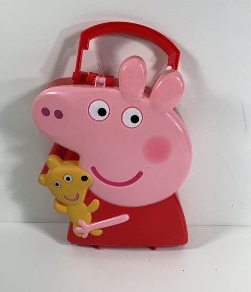 used Peppa Pig Carry Along Friends Storage Case