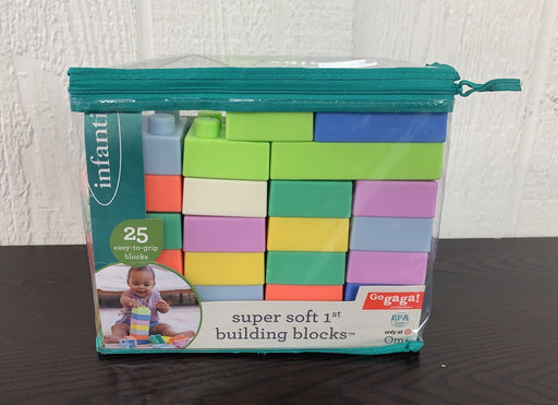 used Infantino Super Soft 1st Building Blocks