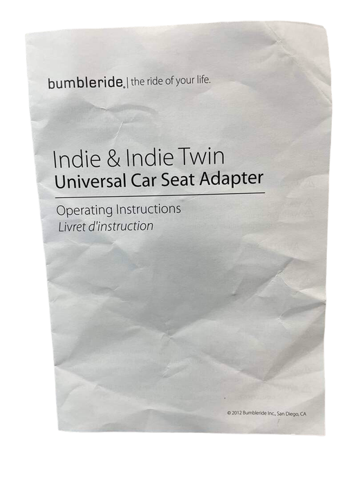 Bumbleride Indie 4 Stroller, 2014, With Carrycot