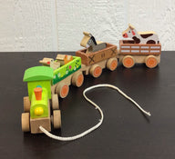 secondhand Janod Roll Playing Train, Farm