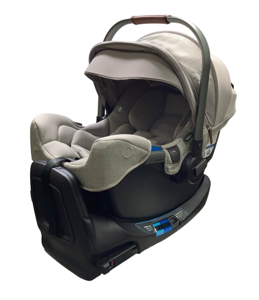 used Nuna PIPA rx Infant Car Seat with RELX Base, 2023, Hazelwood