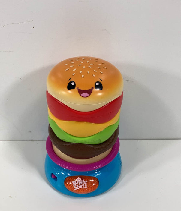 secondhand Bright Starts Stack ‘n Spin Burger