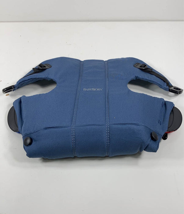 Shop BabyBjorn Baby Carrier Mini, Vintage Indigo Cotton at GoodBuy Gear