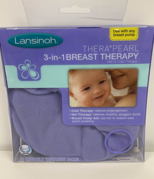 Lansinoh TheraPearl 3-in-1 Hot or Cold Breast Therapy Pack