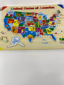 used The Learning Journey USA Map Puzzle
