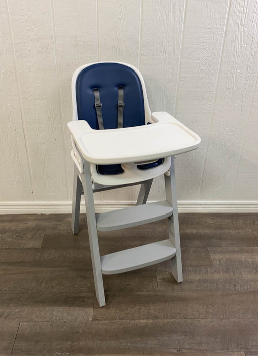 used OXO Tot Sprout High Chair, Navy/Gray/White/