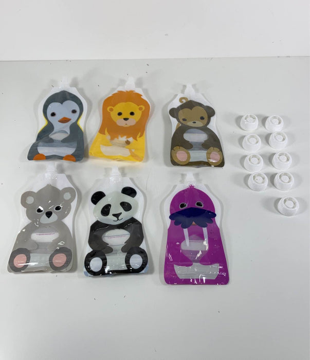 Shop Squooshi Reusable Food Pouches 5 oz-6 Count at GoodBuy Gear