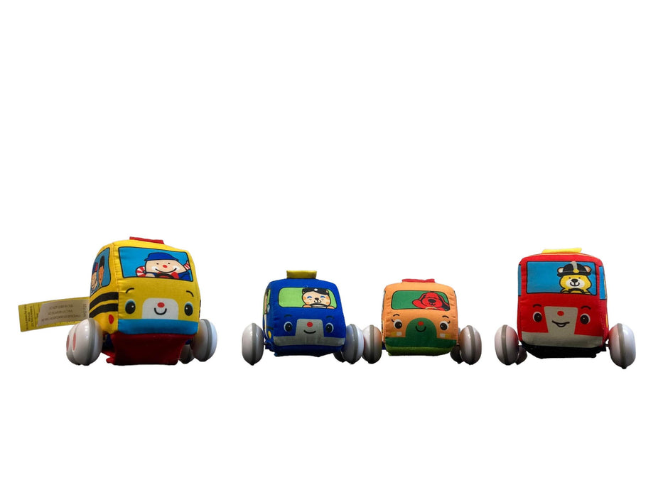 used Melissa & Doug Pull Back Toddler Cars, Town Vehicles