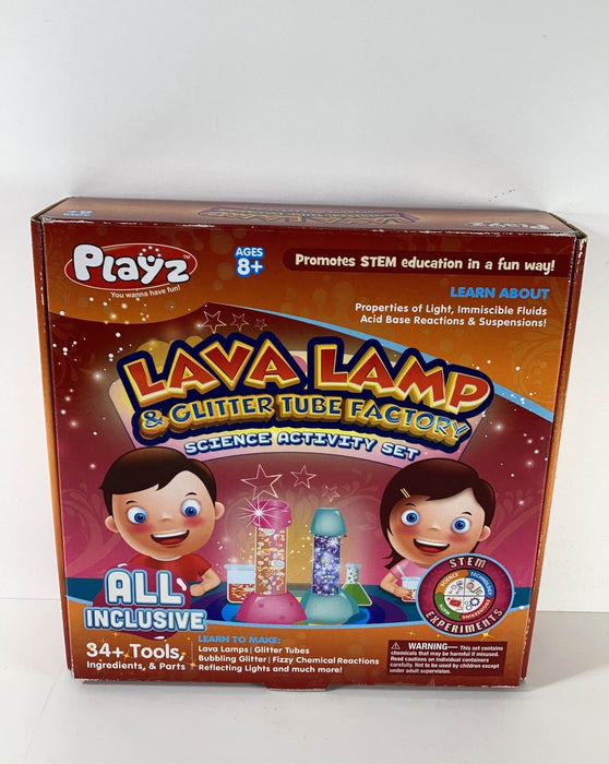 used Playz Lava Lamp & Glitter Tube Factory