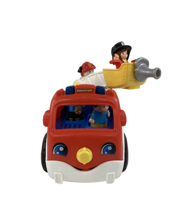 used Fisher Price Little People Lift ‘n Lower Fire Truck