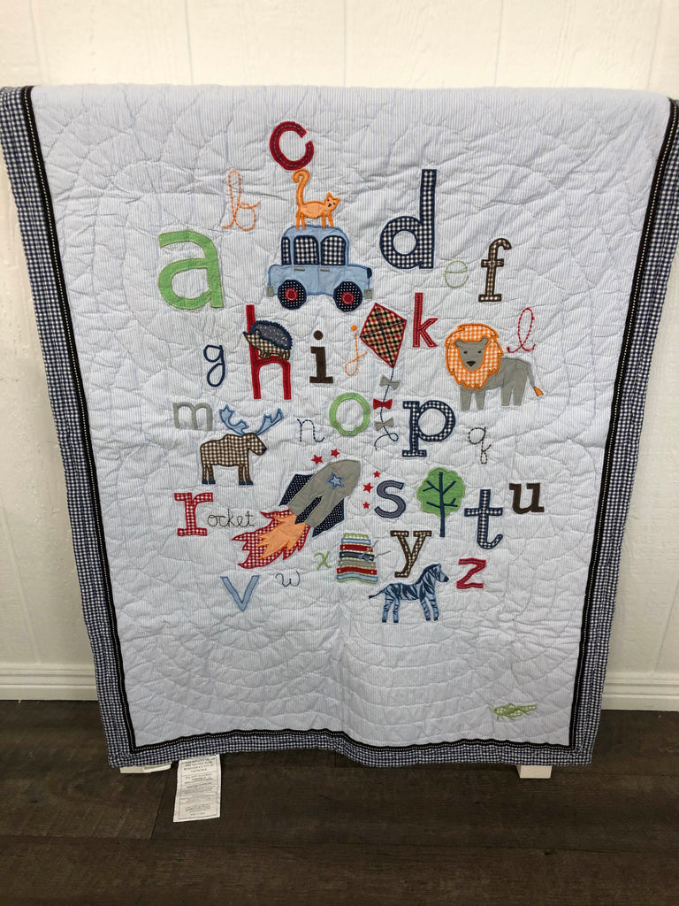 Pottery Barn Kids Crib Quilt with Crib Skirt
