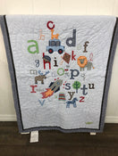 used Pottery Barn Kids Crib Quilt With Skirt, & Circo Gingham Crib Sheet