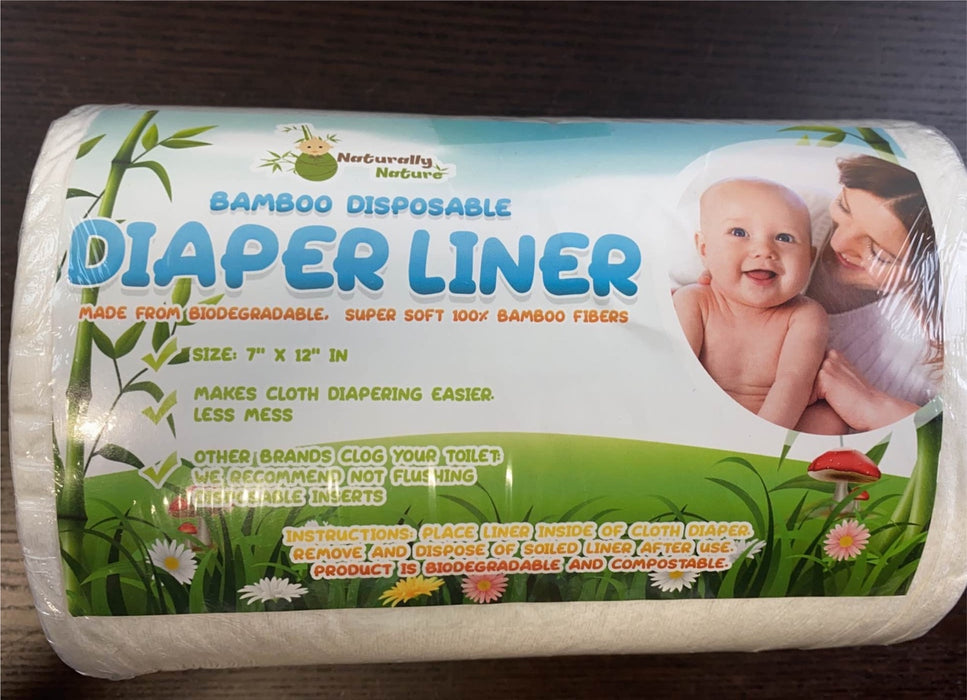 used Naturally Nature Cloth Diaper Inserts