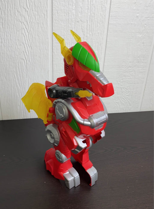 used Playskool Power Rangers Red Ranger & T-rex Zord