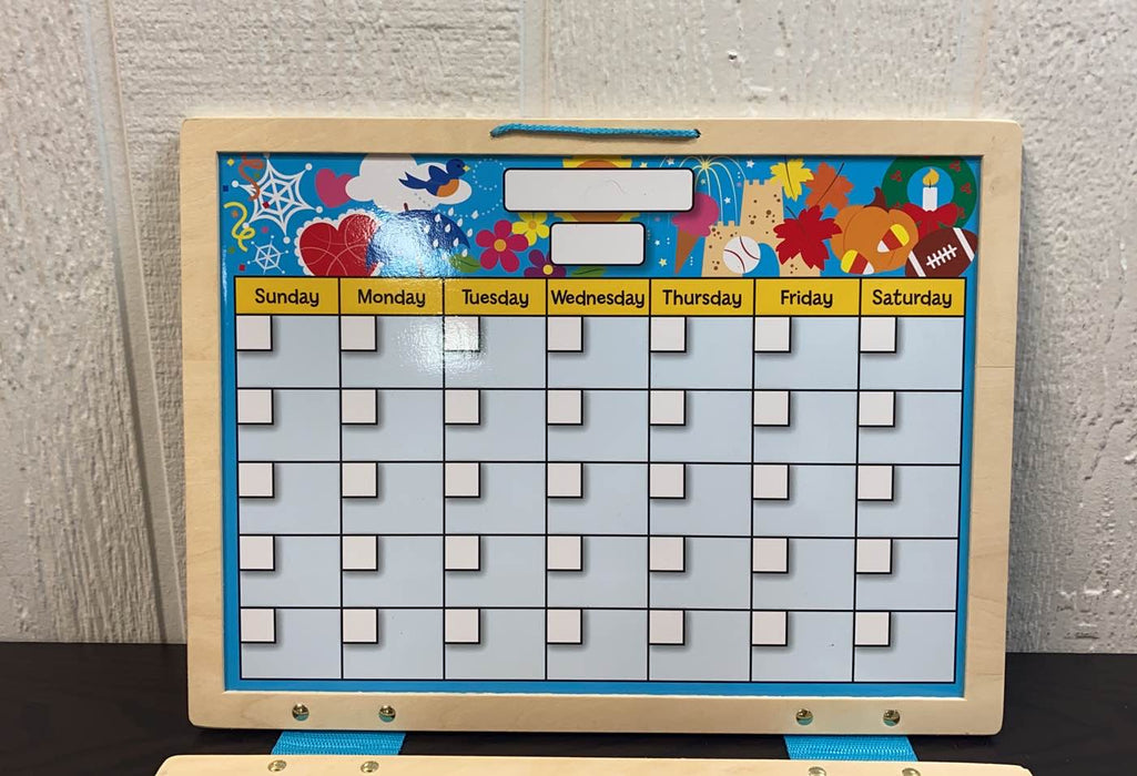 secondhand Melissa & Doug Monthly Magnetic Calendar