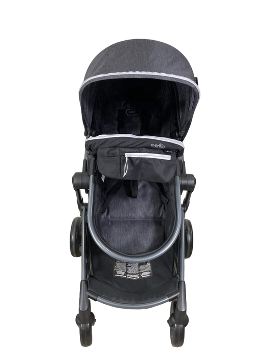 secondhand Evenflo Pivot Vizor Travel System, 2023, Chase Black