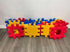 used Little Tikes Big Waffle Block Set, 18 Pieces