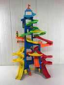 used Little People City Skyway Take Turns Ramp Tower