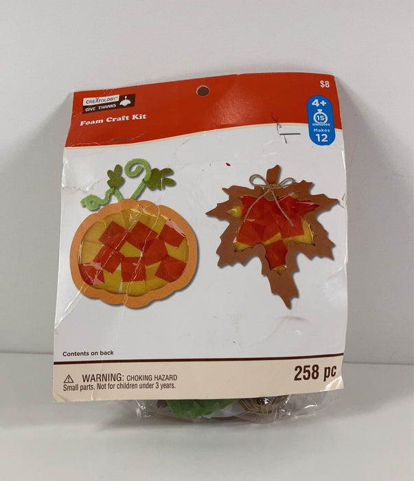 used Creatology Foam Craft Kit, -Fall