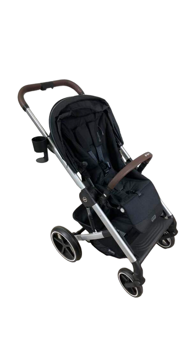 used Cybex Gazelle S Modular Stroller, Silver Frame, Moon Black, 2023