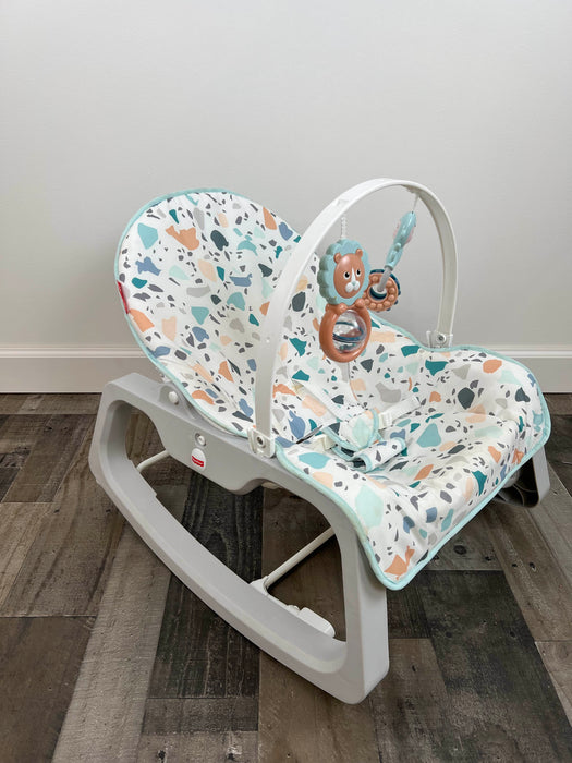 Fisher Price Deluxe Infant To Toddler Rocker