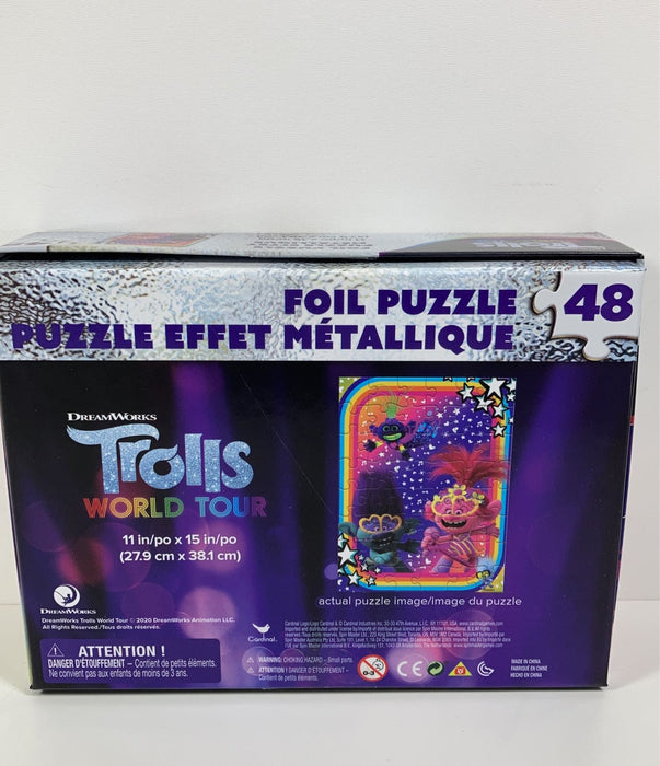 secondhand Spin Master Trolls World Tour 48 Piece Foil Puzzle